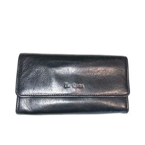 Black leather wallet
